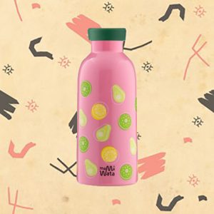 Bouteille isotherme motif fruits Mama Wata 470ml