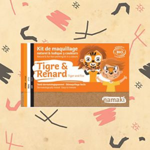 Kit de maquillage tigre et renard