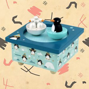Boite à musique Pingouins magnétiques par Trousselier.
